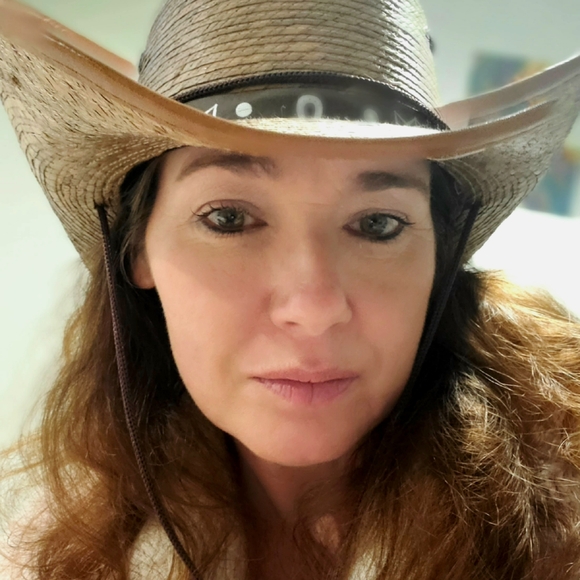 Rustic Brown Western Hat with Horseshoe Band - Picture 2 of 9